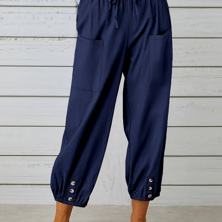 Marilyn - Wide Leg Capri Pants