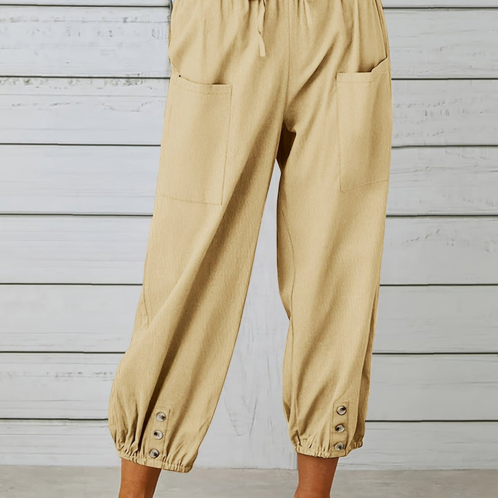 Marilyn - Wide Leg Capri Pants