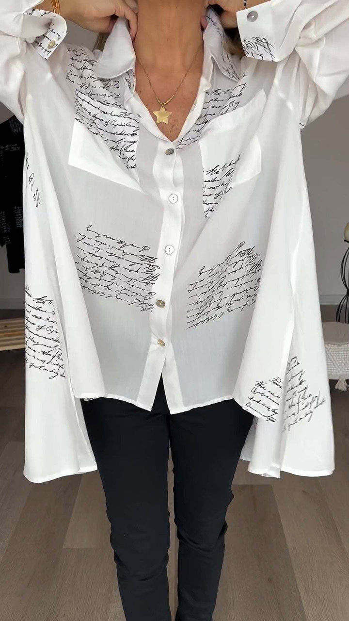 Isobel - Handwritten Button-Up Shirt