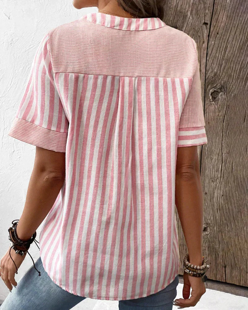 Bernice - Classic Striped Top