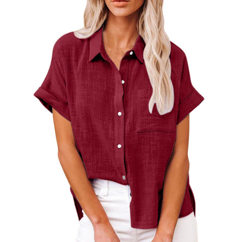 Geraldine - Timeless Button-Up Blouse