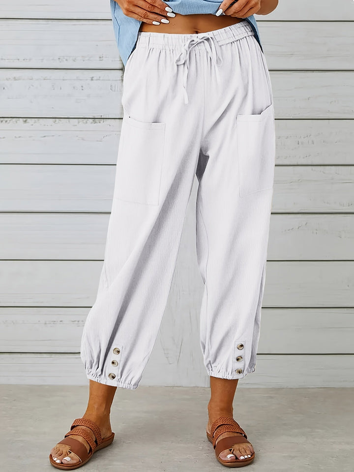 Marilyn - Wide Leg Capri Pants