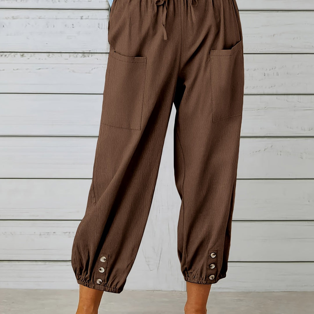 Marilyn - Wide Leg Capri Pants