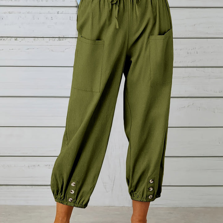 Marilyn - Wide Leg Capri Pants
