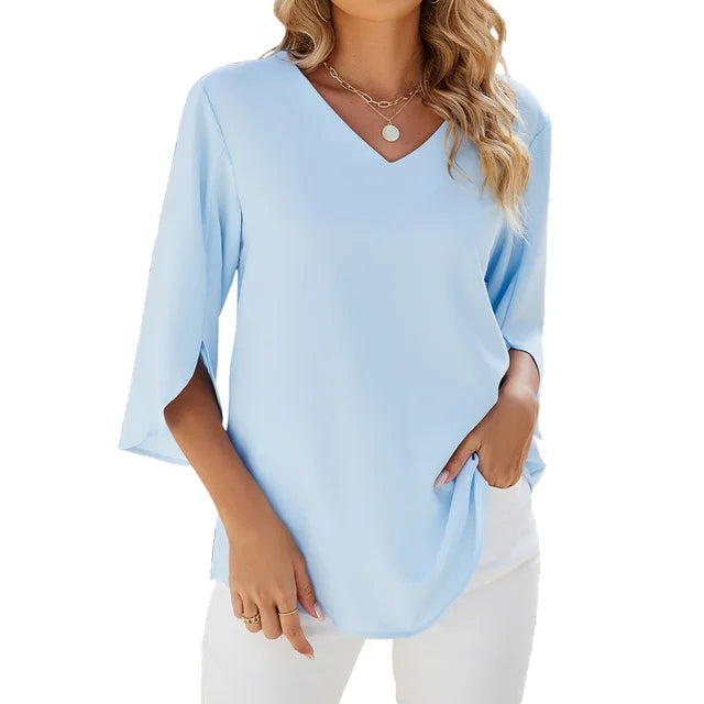 Judith - V-neck Blouse
