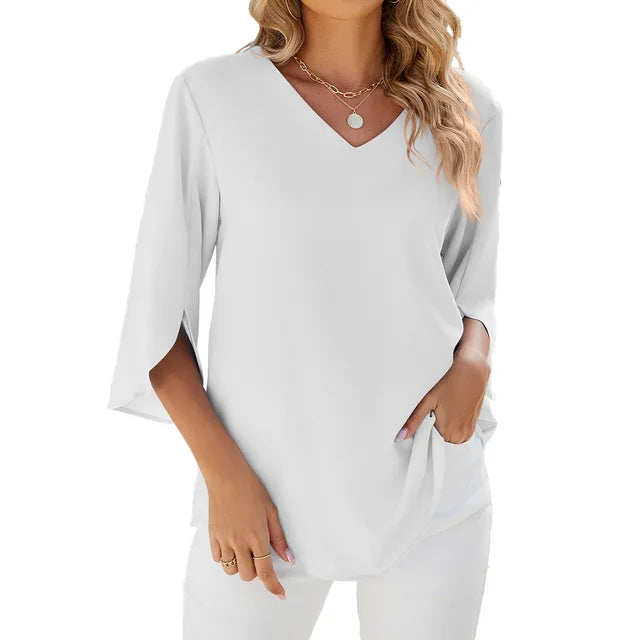 Judith - V-neck Blouse
