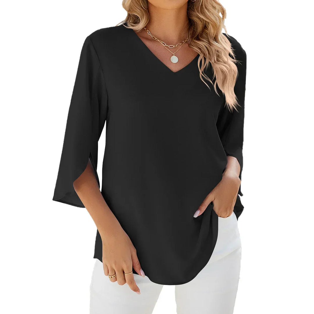 Judith - V-neck Blouse