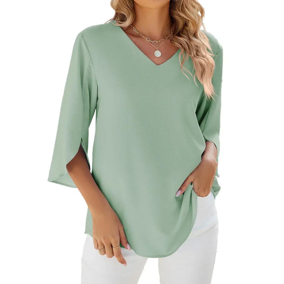 Judith - V-neck Blouse