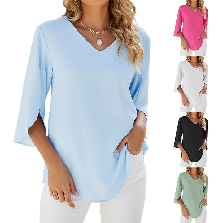 Judith - V-neck Blouse