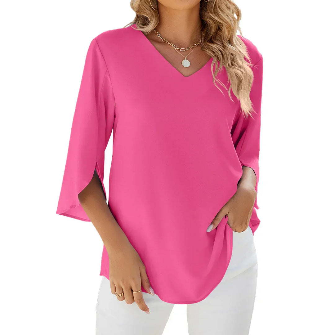 Judith - V-neck Blouse