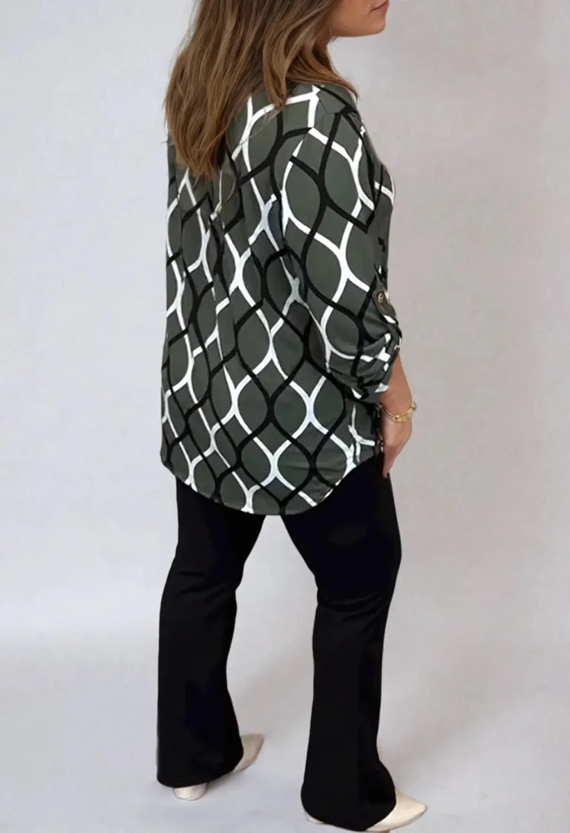 Aurelia - Elegant Pattern Blouse