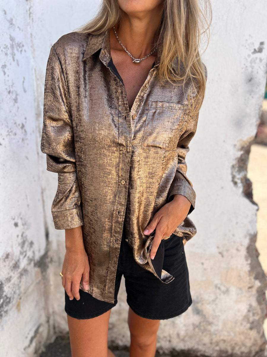 Lynette - Chic Shimmer Shirt