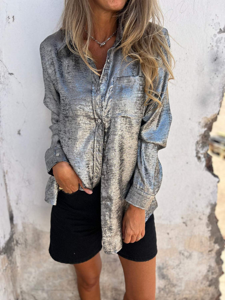 Lynette - Chic Shimmer Shirt