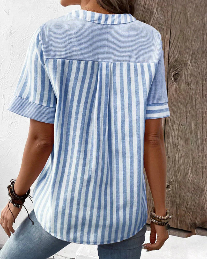 Bernice - Classic Striped Top