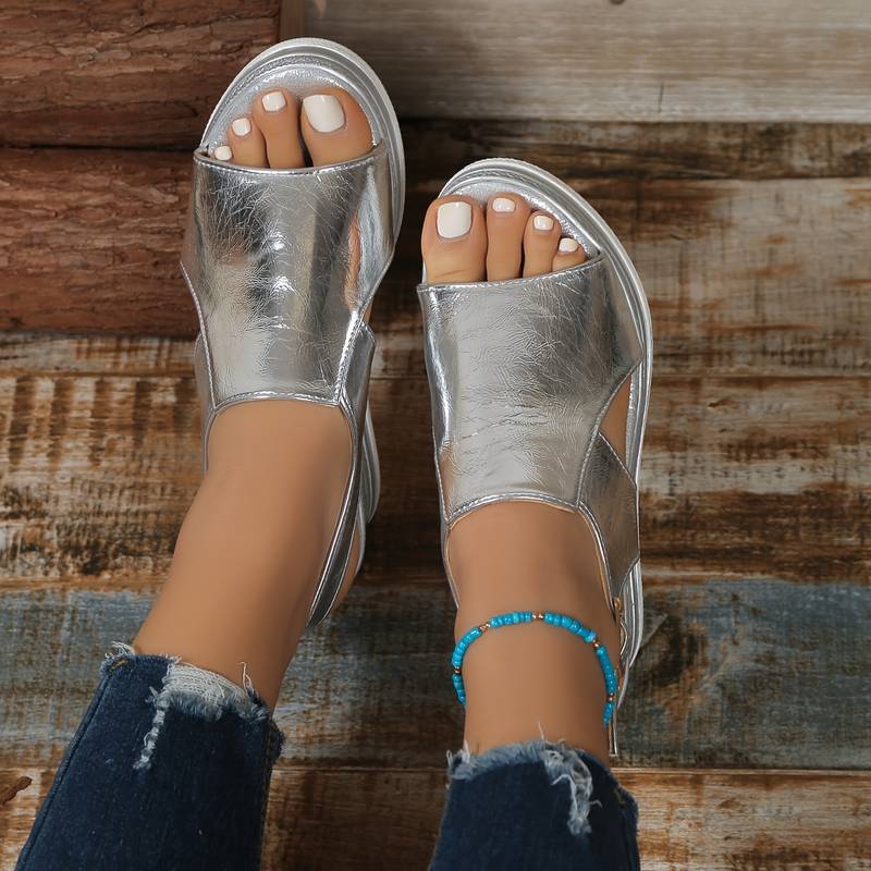 Baylie - Metallic Stylish Sandals