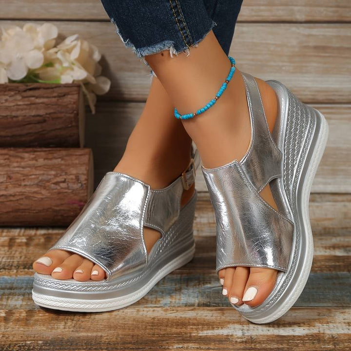Baylie - Metallic Stylish Sandals