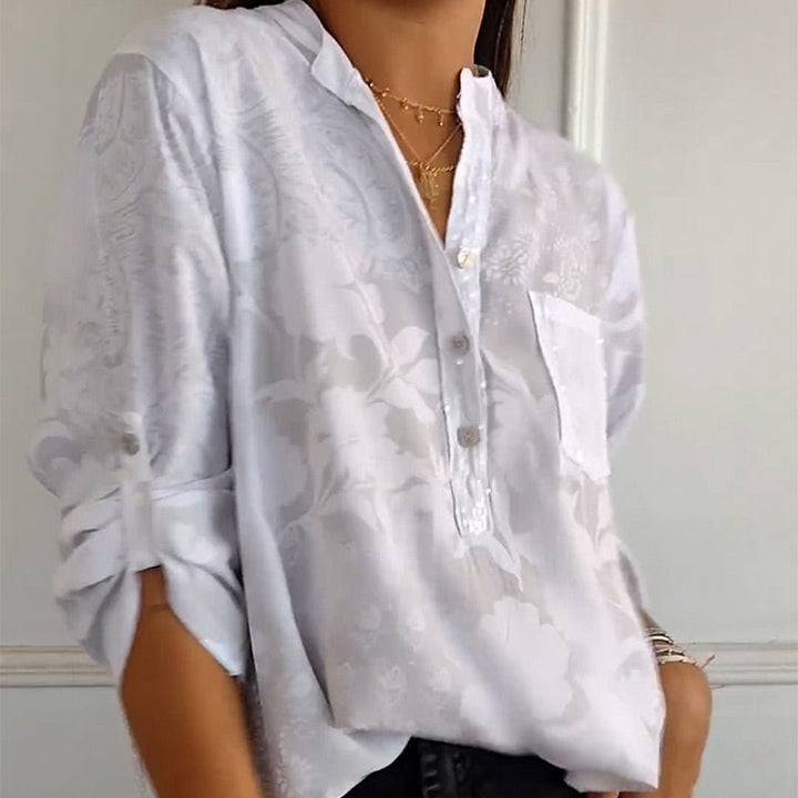 Eloise - Embellished Pocket Blouse