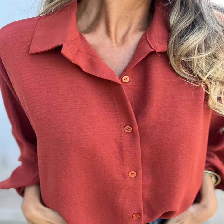 Monica - Elegant Button-Up Blouse