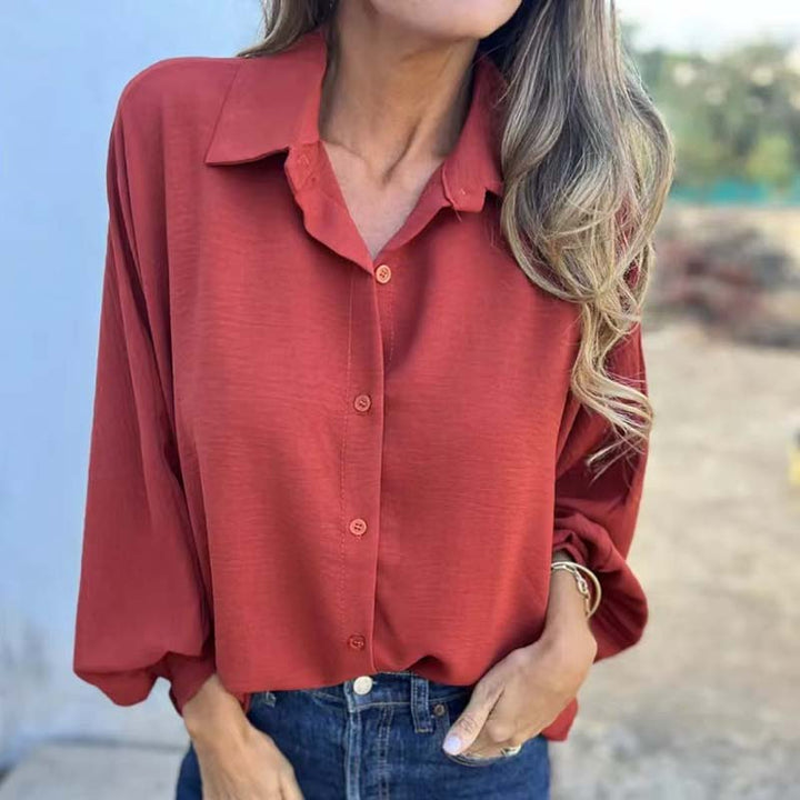 Monica - Elegant Button-Up Blouse