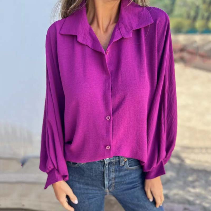 Monica - Elegant Button-Up Blouse