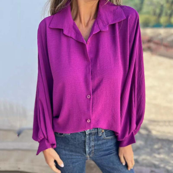 Monica - Elegant Button-Up Blouse