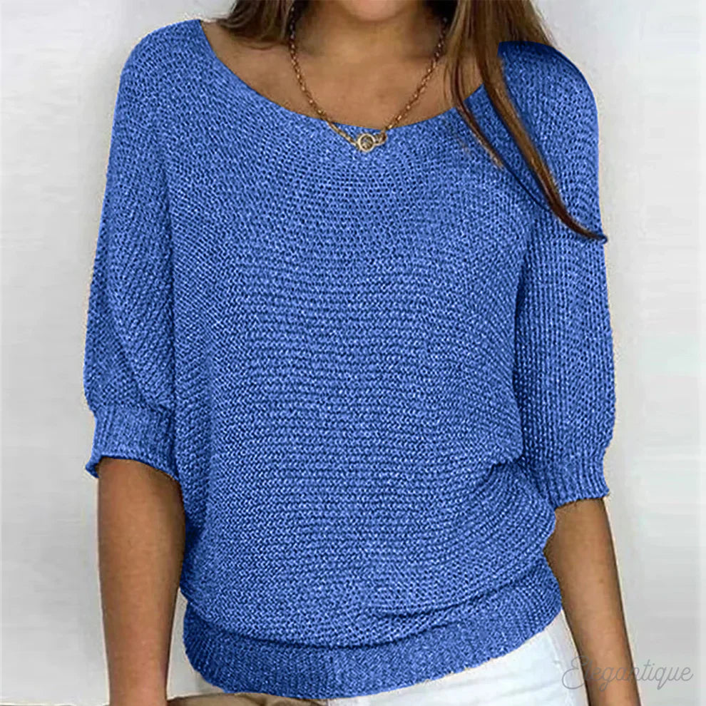 Edna - Relaxed Knit Top