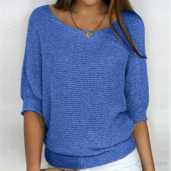 Edna - Relaxed Knit Top
