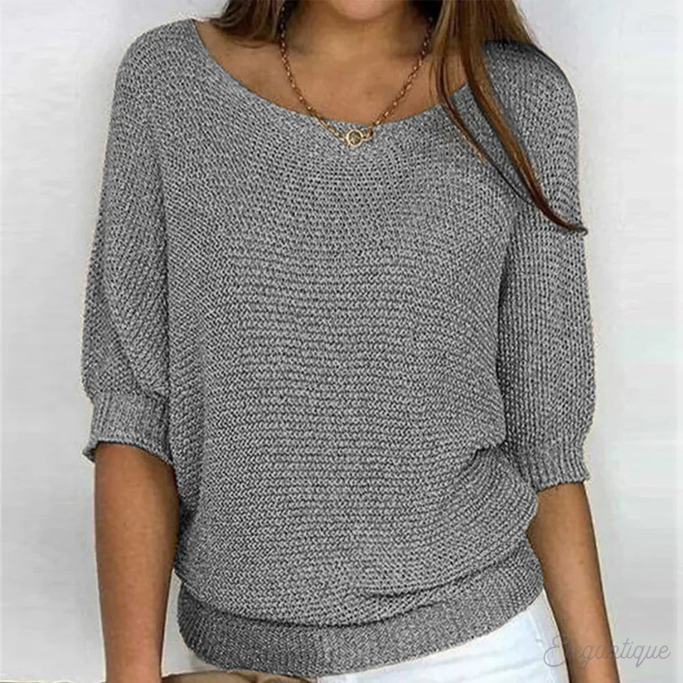 Edna - Relaxed Knit Top