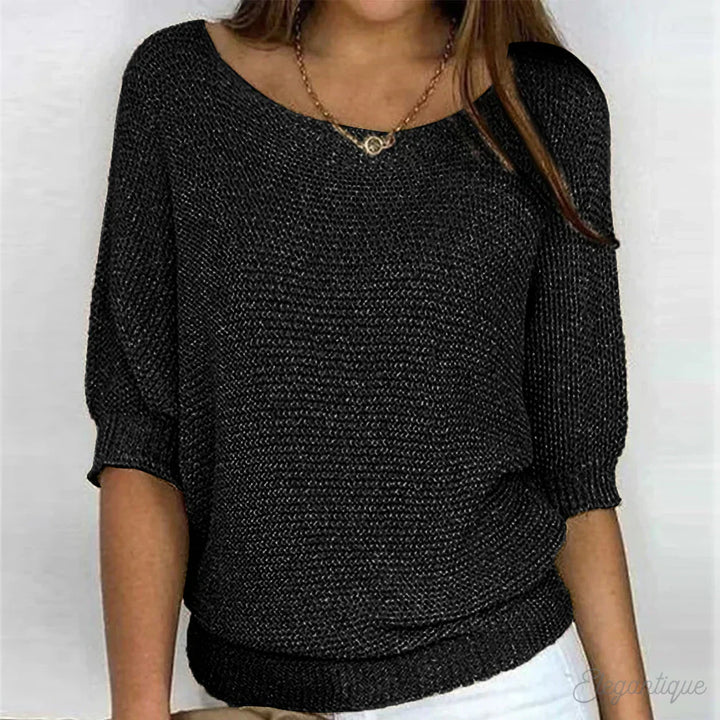Edna - Relaxed Knit Top