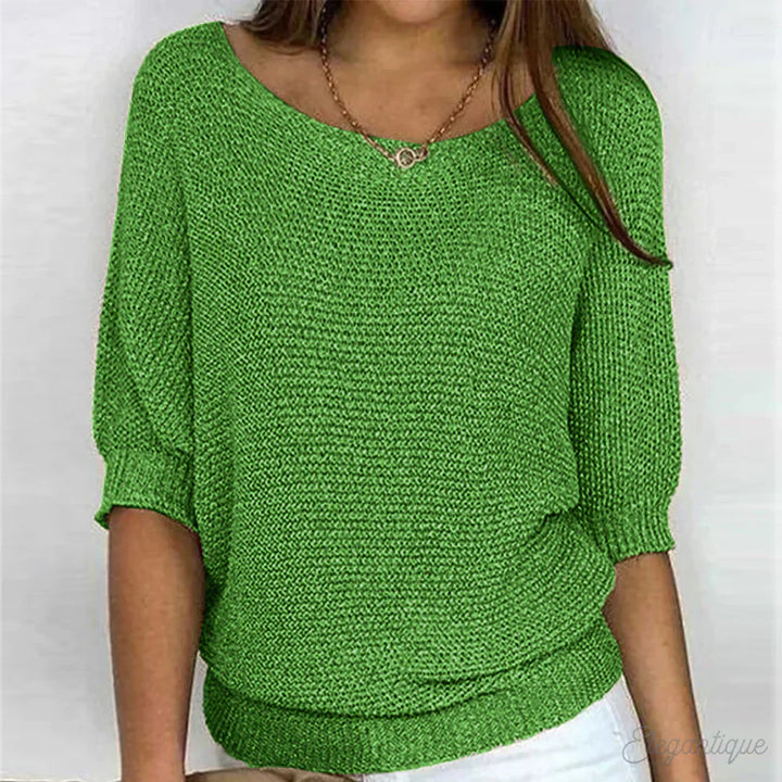 Edna - Relaxed Knit Top